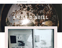 Tablet Screenshot of emily-oneill.com